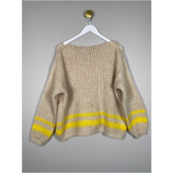 Tif Tiffy str. S/M <br/> beige strik