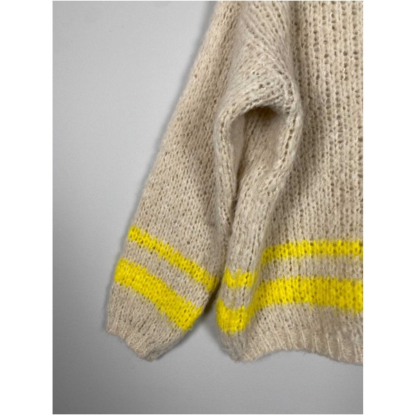 Tif Tiffy str. S/M <br/> beige strik - Billede 2