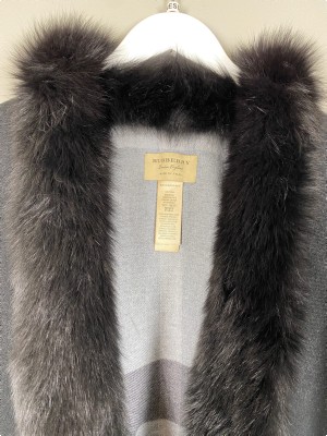 Burberry str. onesize <br/> poncho merino wool