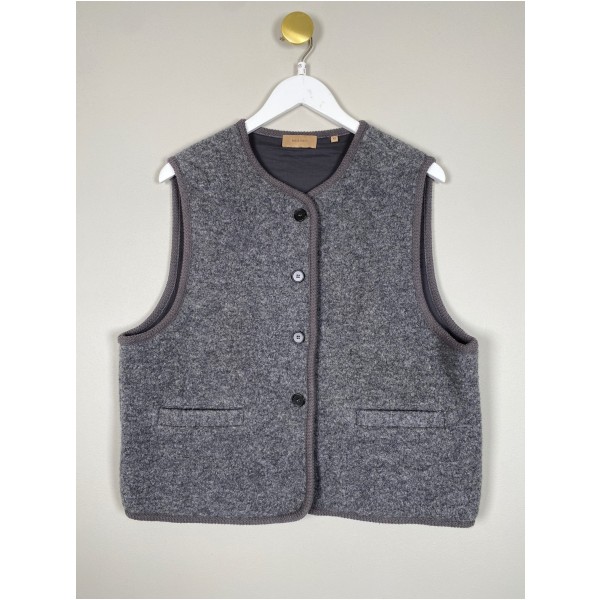 Rue de Tokyo str. XS/S <br/> grå uldvest