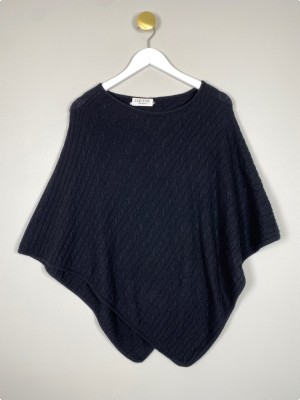 Davida Cashmere str. S <br/> poncho i cashmere