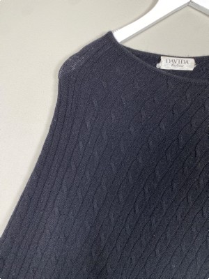Davida Cashmere str. S <br/> poncho i cashmere