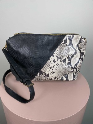 Desigual taske med slangeskinds print