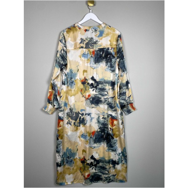Prepair str. L/XL <br/> lang mønstret kjole - Billede 4