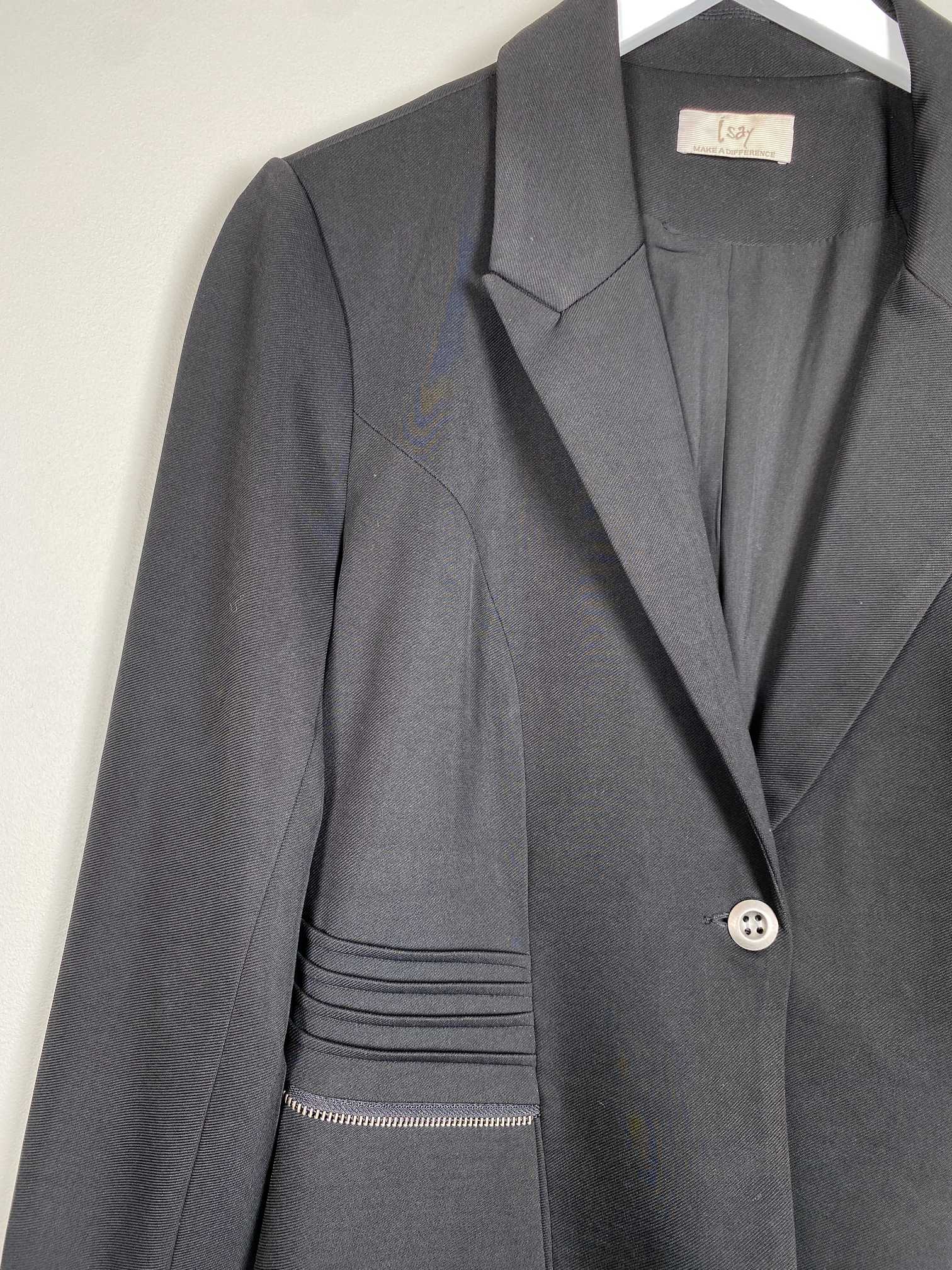 Isay str. 40 <br/> sort blazer - Billede 2