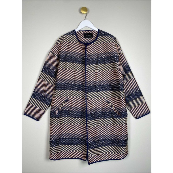 Soft rebels str. XL <br/> mønstret lang cardigan