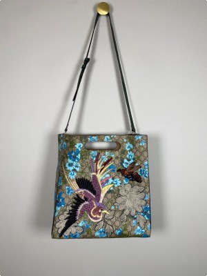 Gucci XL <br/> Floral print hand bag