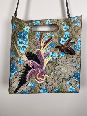 Gucci XL <br/> Floral print hand bag