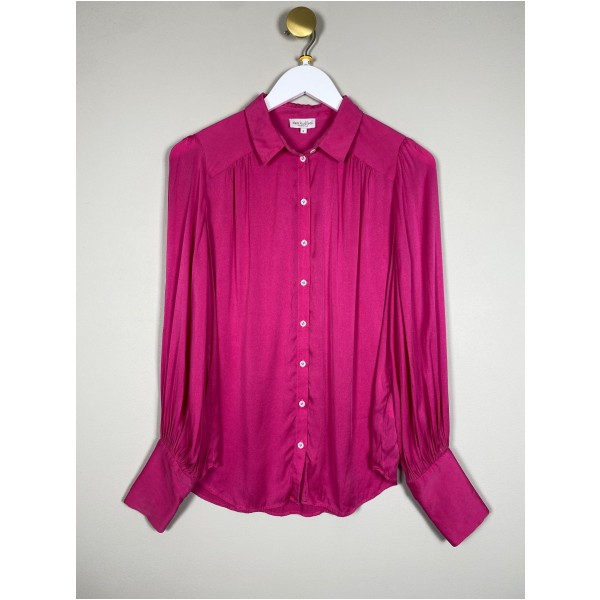 Dea Kudibal str. S <br/> pink silkeskjorte