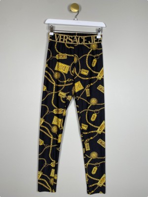 Versace str. XS <br/> leggings med print