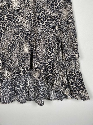Prepair str. L <br/> nederdel med leopardprint
