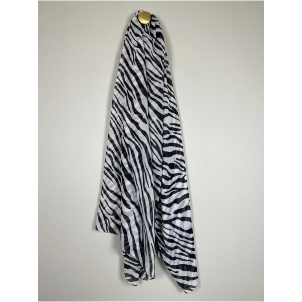 tørklæde <br/> med zebraprint