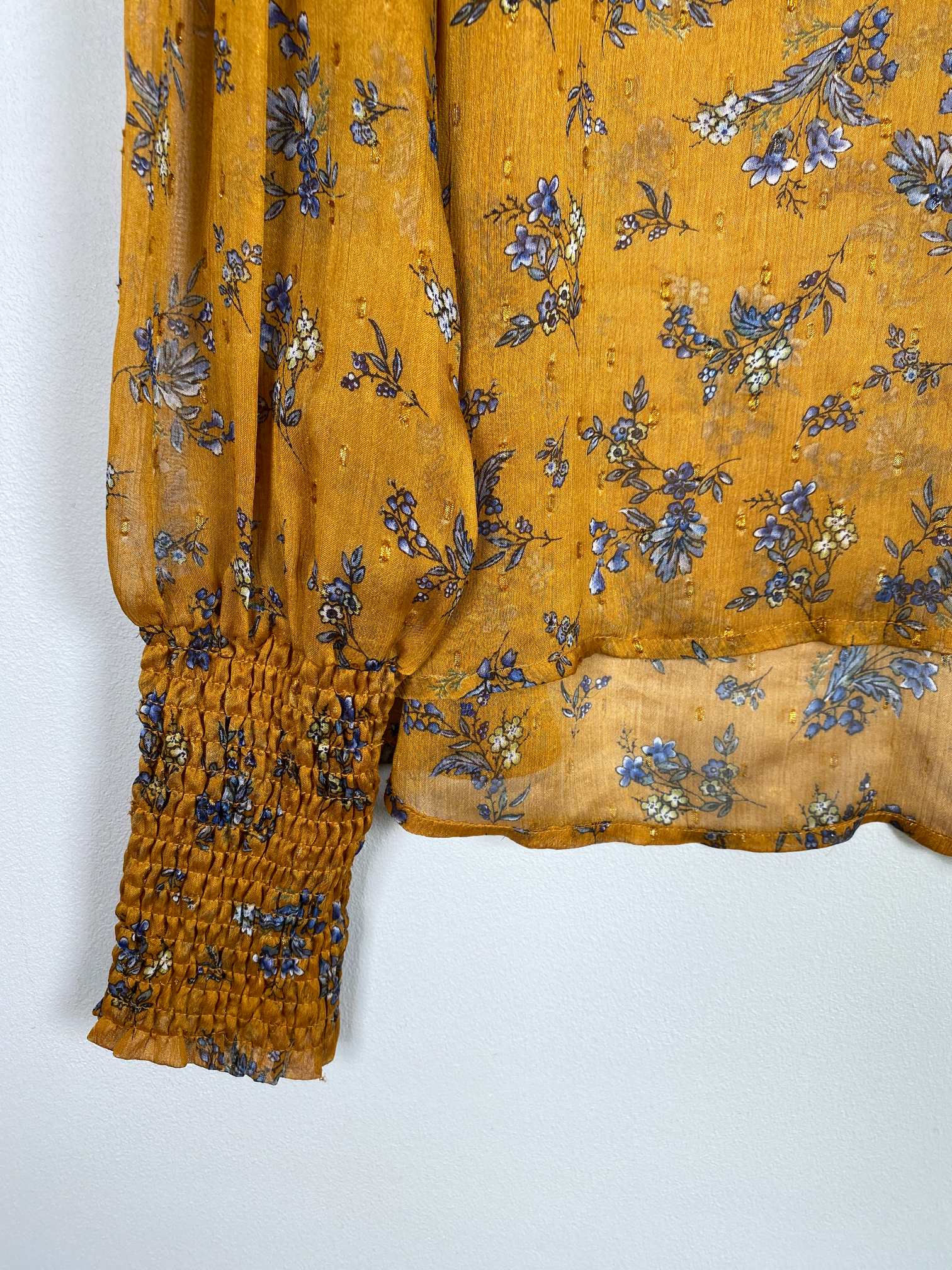 Y.A.S mønstret bluse str.M - Billede 3