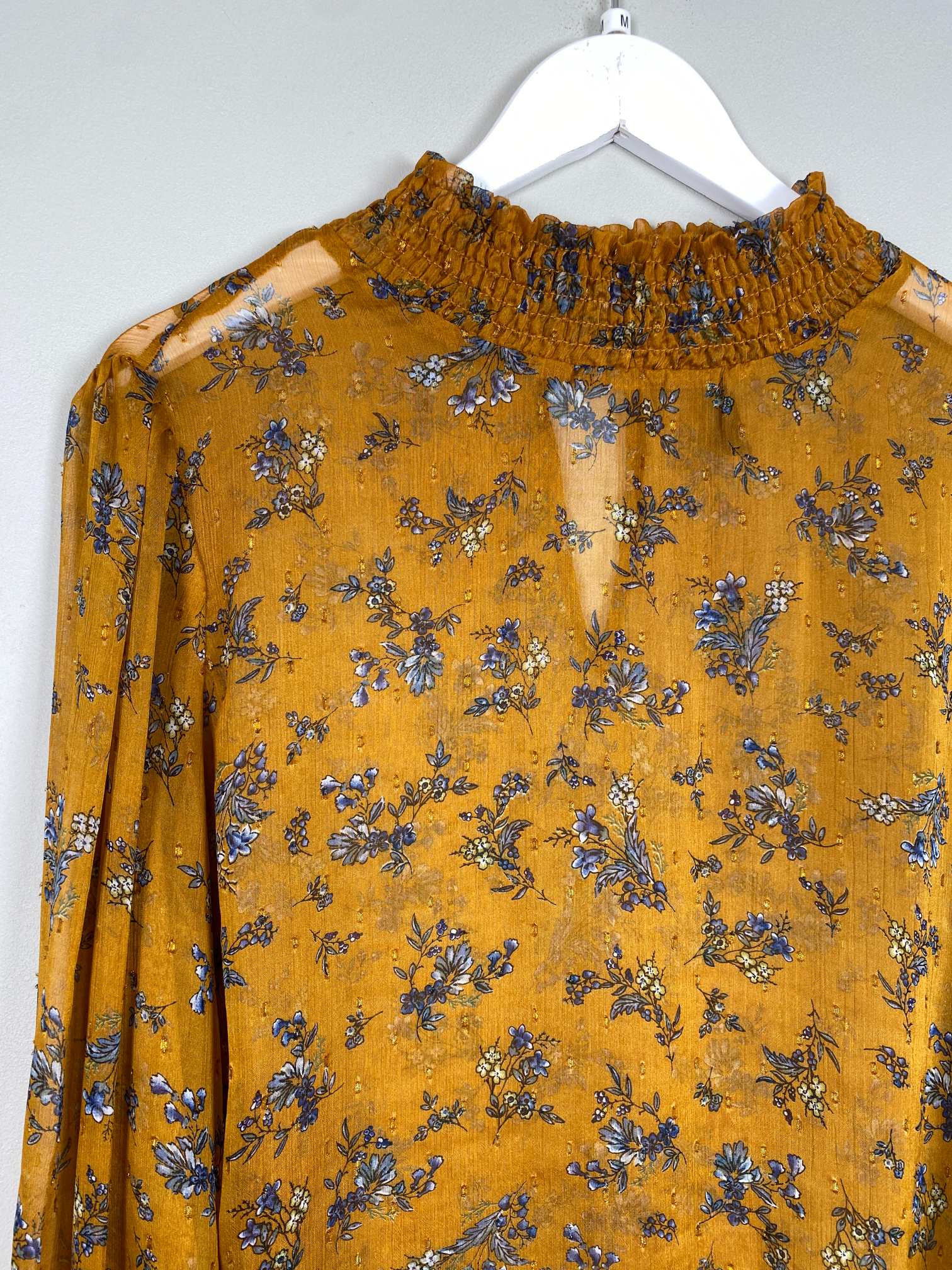 Y.A.S mønstret bluse str.M - Billede 2