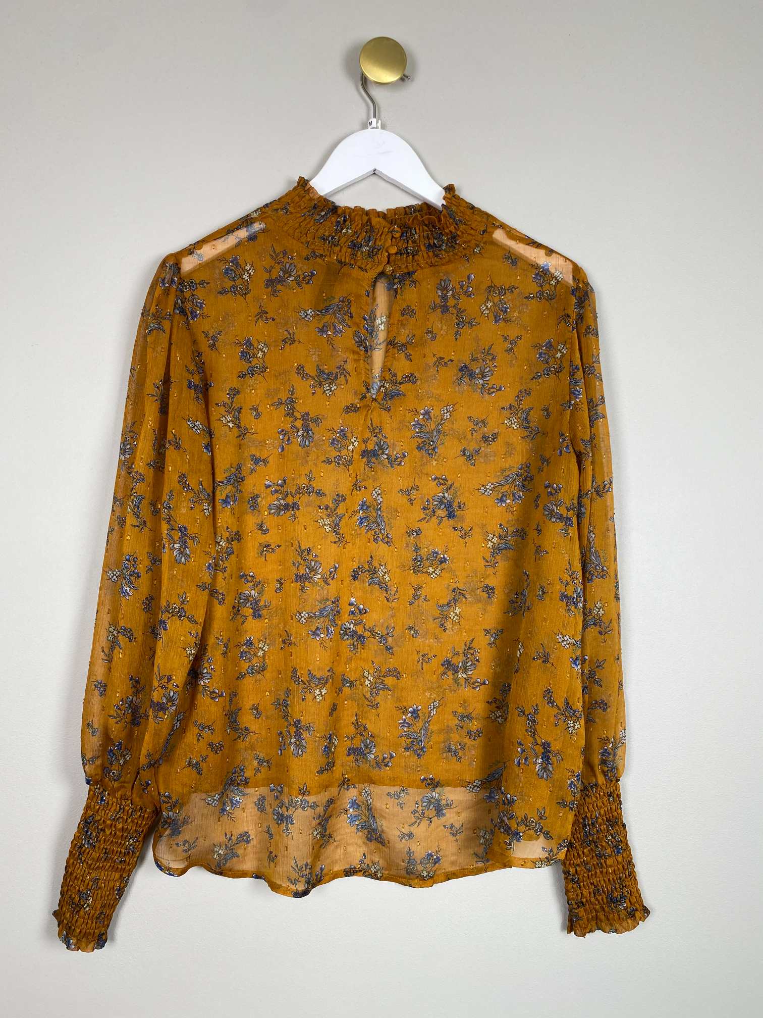 Y.A.S mønstret bluse str.M