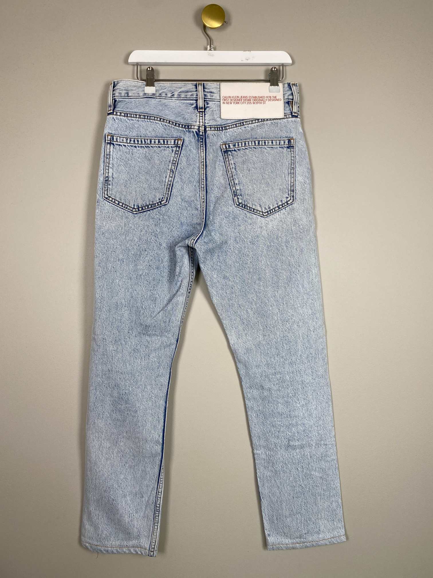 Calvin Klein str. 27 <br/> lyse jeans - Billede 3