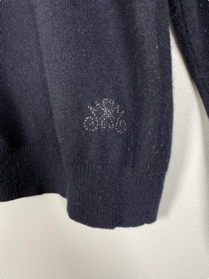 Mos Mosh str. L <br/> sort uldcardigan