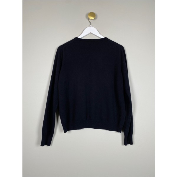 Mos Mosh str. L <br/> sort uldcardigan - Billede 3