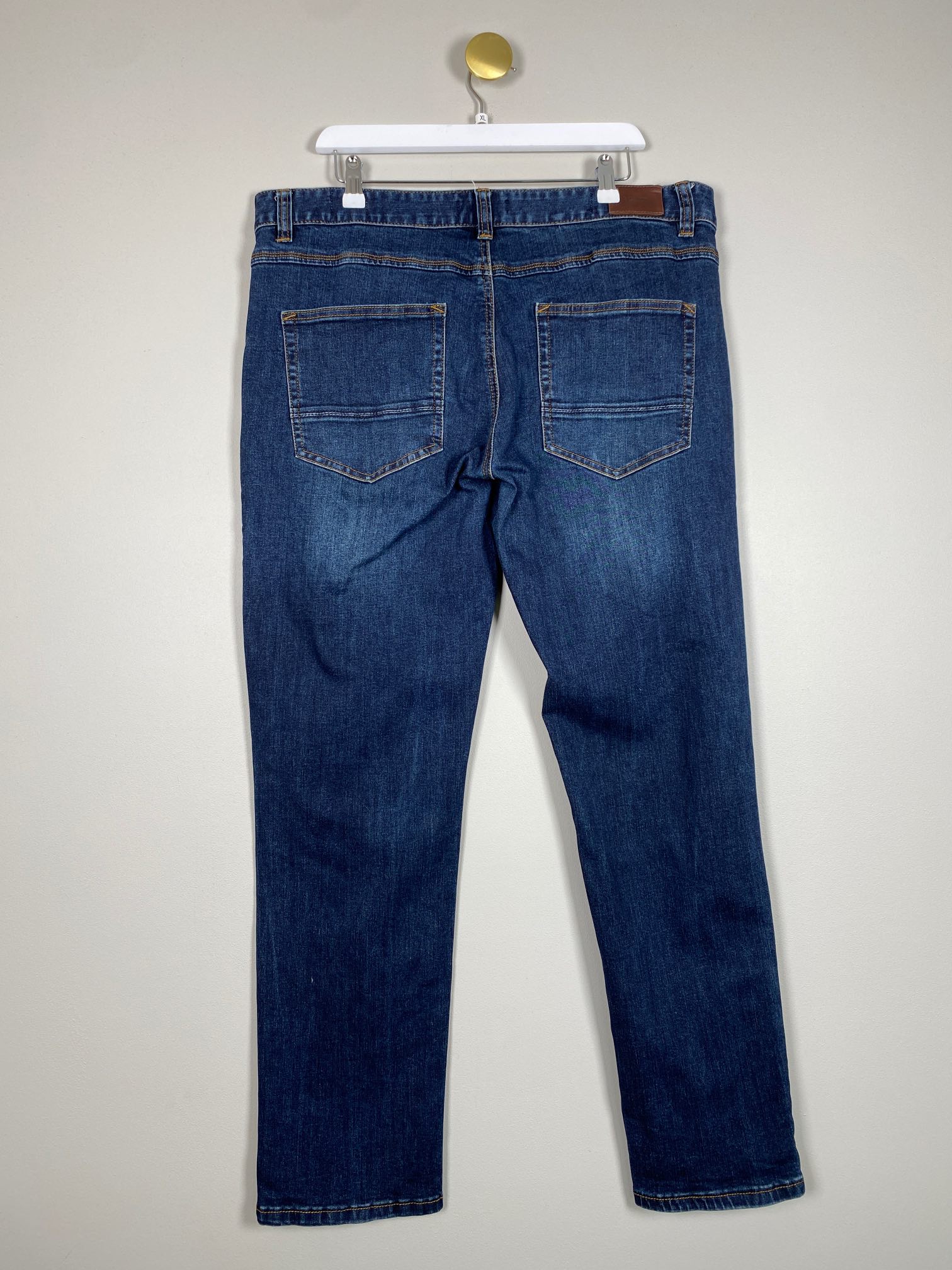 Bison str. XL <br/> blå jeans - Billede 3