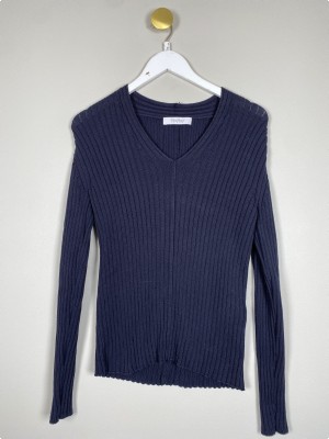 MaxMara str. S/M <br/> mørkeblå trøje
