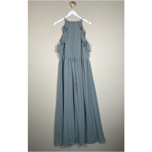 H&M str. M/L <br/> blå/grå kjole - Billede 2