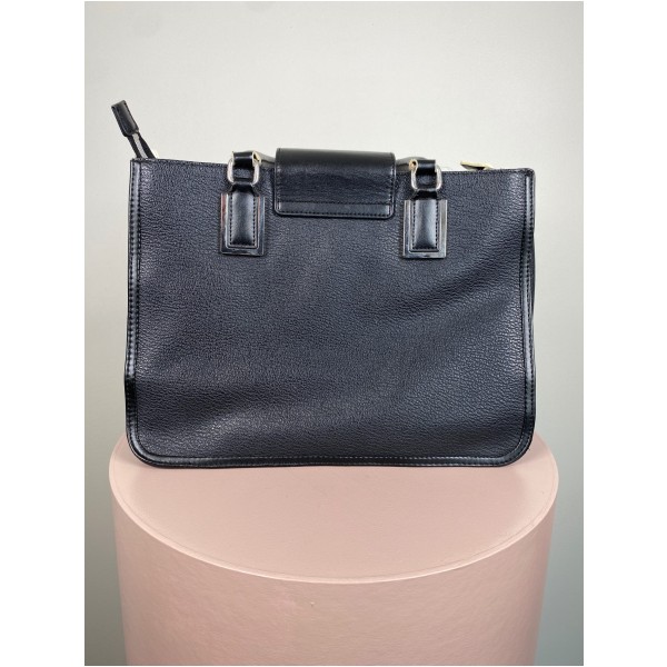 Calvin Klein <br/> sort skuldertaske med 3 rum - Billede 2