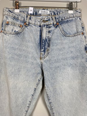 Woodbird str. 29 <br/> lyseblå jeans