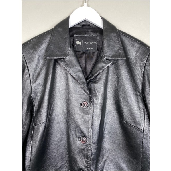 Leather Legend str. XXL <br/> sort læderjakke - Billede 2