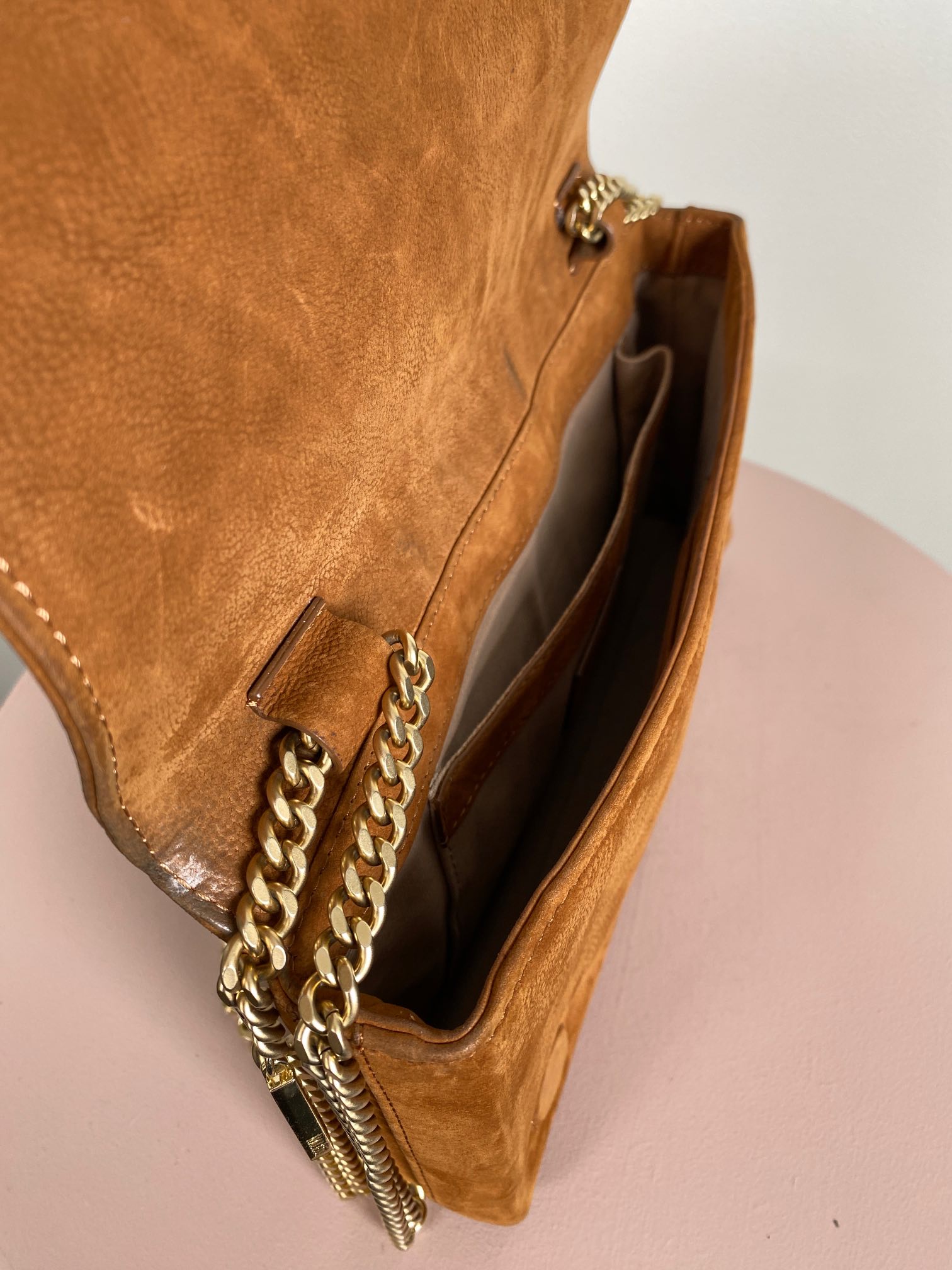 Naledi CPH <br/> brun skuldertaske med kæderem - Billede 3