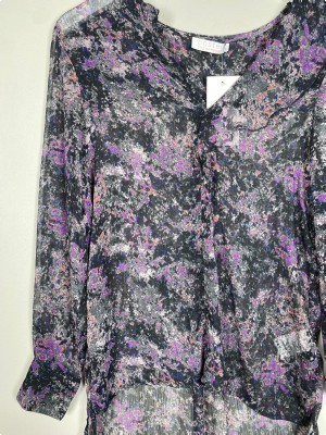 Coster Copenhagen str. 36 <br/> mønstret bluse