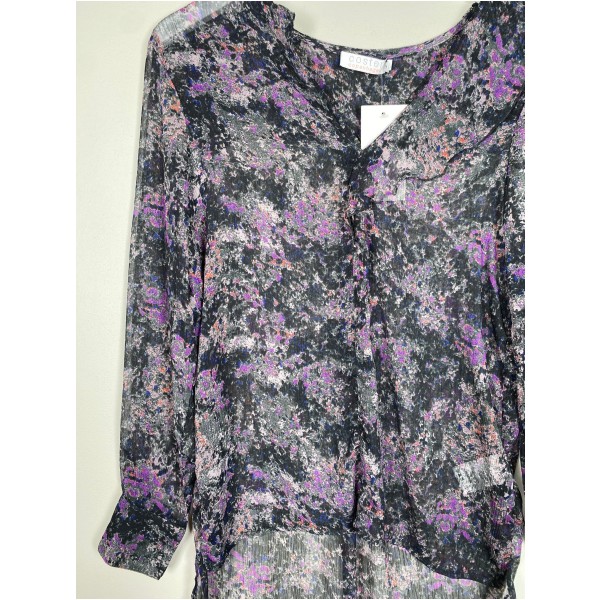 Coster Copenhagen str. 36 <br/> mønstret bluse - Billede 2
