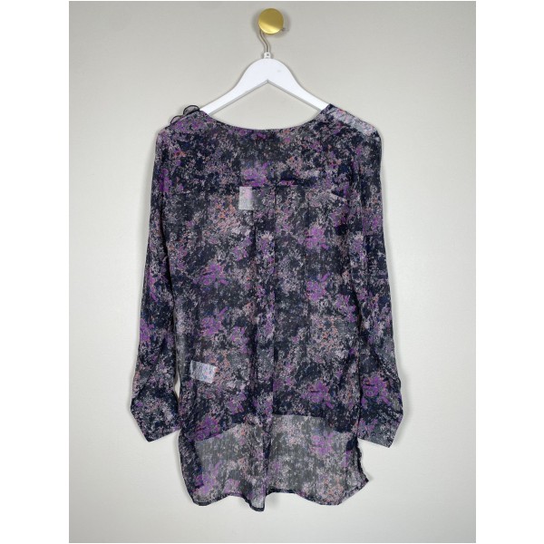 Coster Copenhagen str. 36 <br/> mønstret bluse - Billede 3
