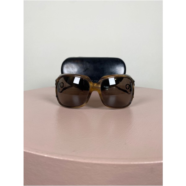 Roberto Cavalli <br/> brun solbrille med dekorative stænger