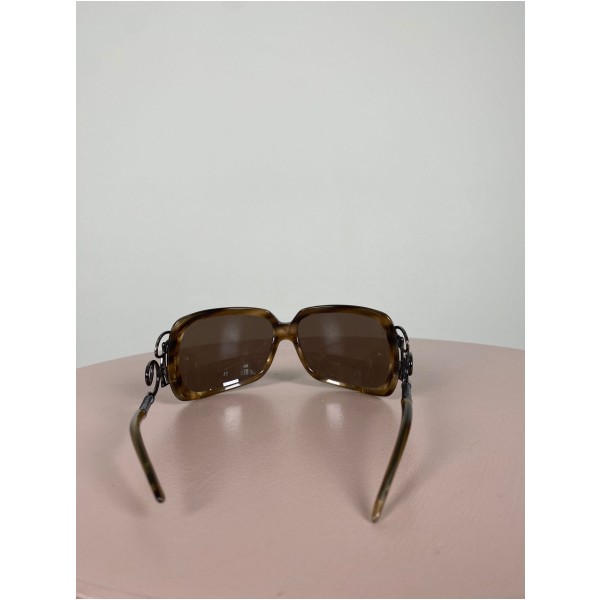 Roberto Cavalli <br/> brun solbrille med dekorative stænger - Billede 5