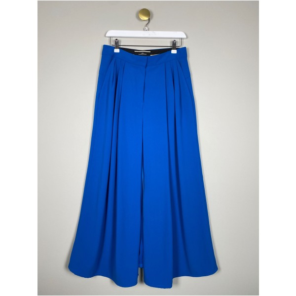 By Malene Birger str. 36 <br/> lang blå nederdel med læg