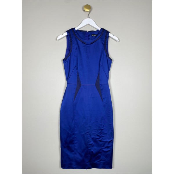 Karen Millen str. 36 <br/> blå selskabskjole