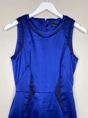 Karen Millen str. 36 <br/> blå selskabskjole