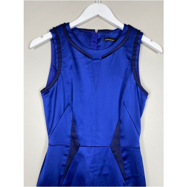 Karen Millen str. 36 <br/> blå selskabskjole - Billede 2