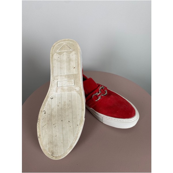 Pavement str. 39 <br/> røde loafers med spænde - Billede 4