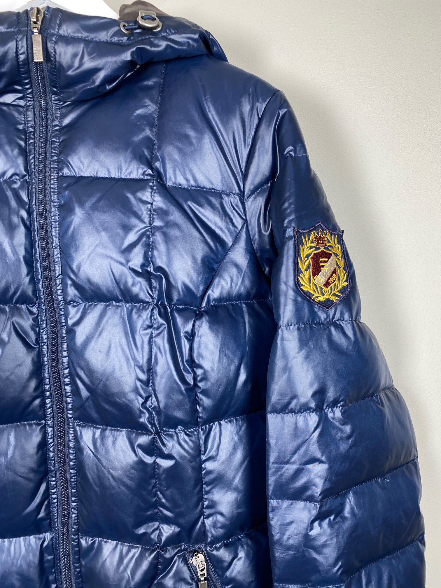 Esprit str. 42 <br/> mørkeblå vinterjakke - Billede 2