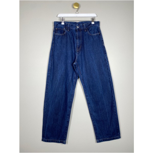 Carharrt str. 31 <br/> mørkeblå jeans