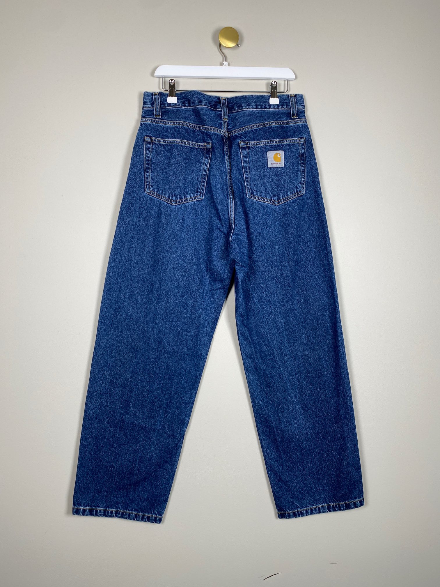 Carharrt str. 31 <br/> mørkeblå jeans - Billede 3