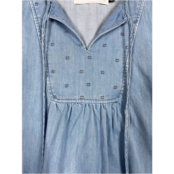 Pieszak str. 34 <br/> denim bluse - Billede 2