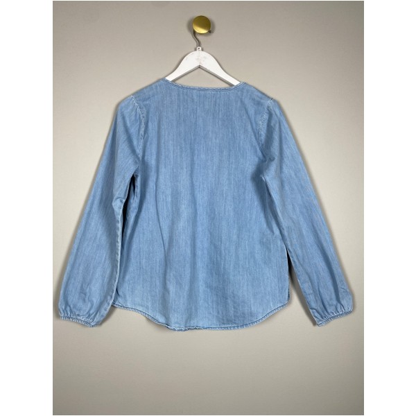 Pieszak str. 34 <br/> denim bluse - Billede 3