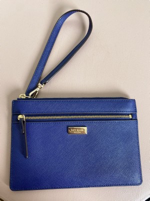 Kate Spade <br/> blå clutch