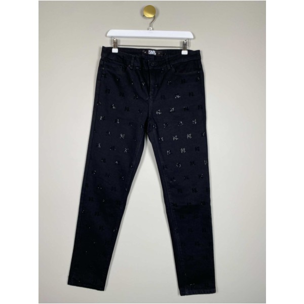 Karl Lagerfeld str. 28 <br/> jeans med sten
