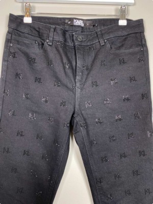 Karl Lagerfeld str. 28 <br/> jeans med sten