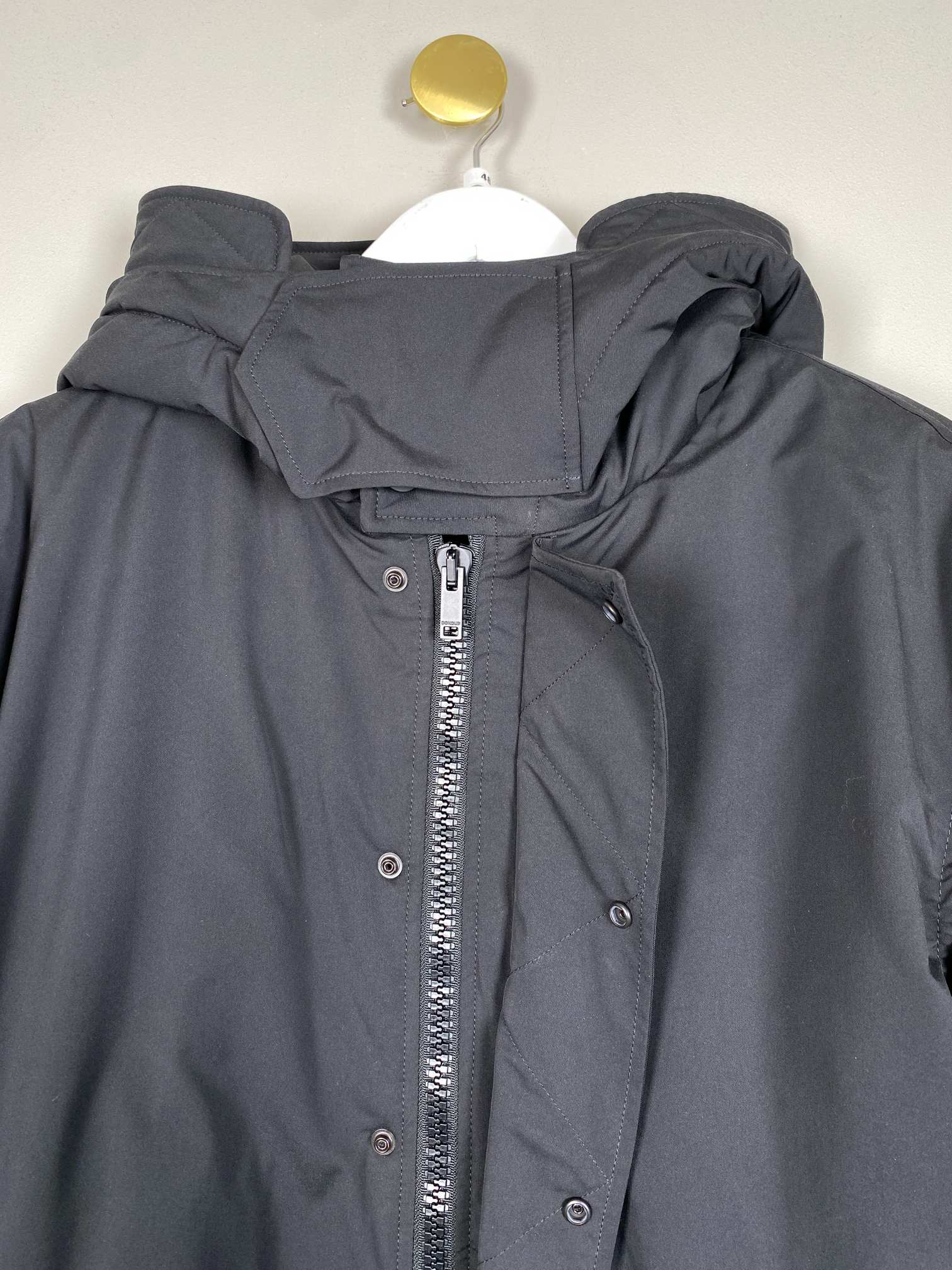 Dondup str. 48 <br/> sort parka jakke - Billede 2