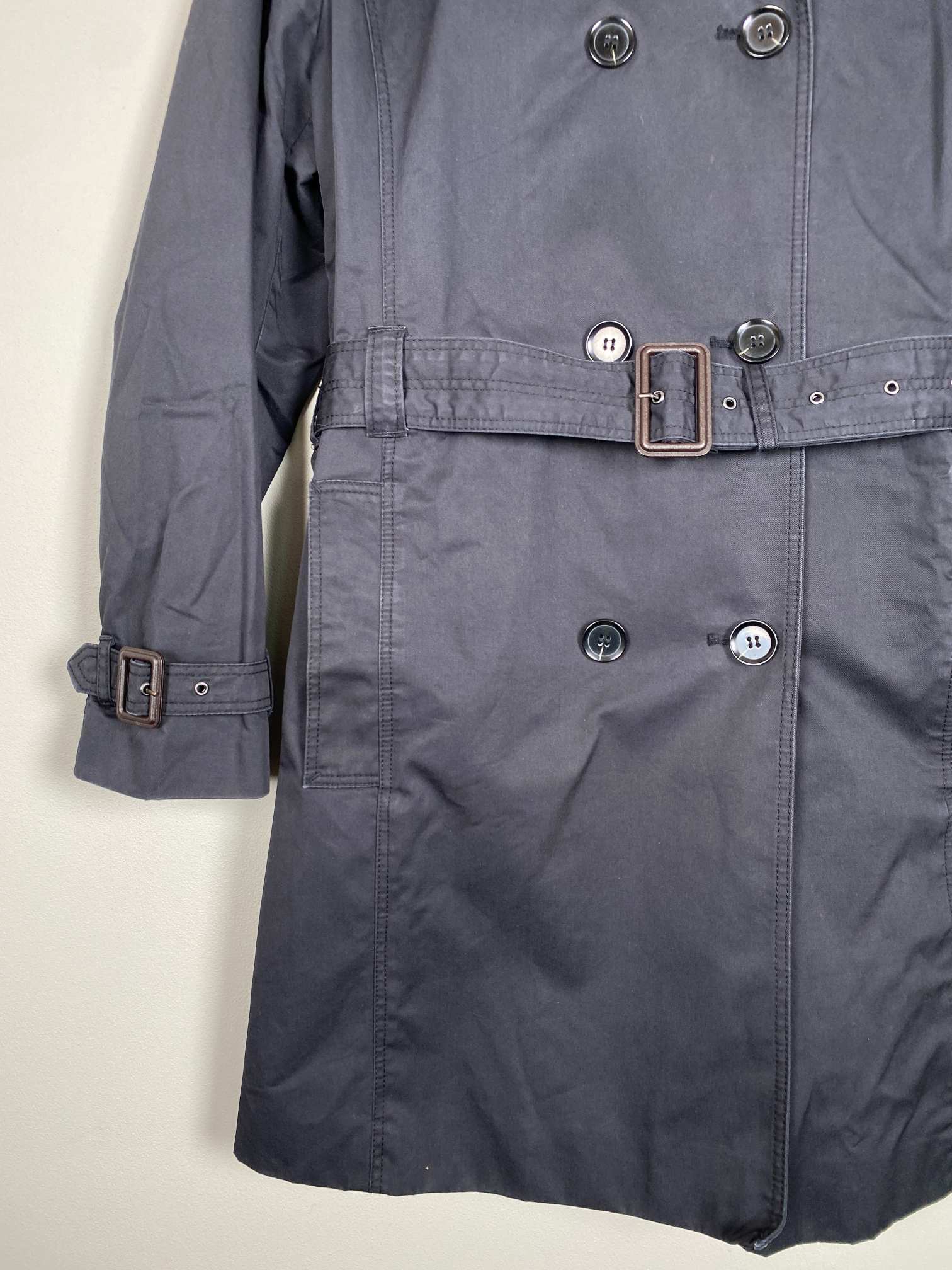 Esprit str. XL <br/> sort trenchcoat - Billede 4