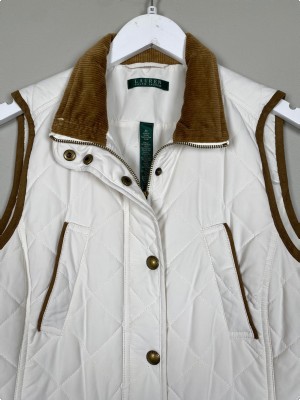Ralph Lauren str. M <br/> vest med lommer